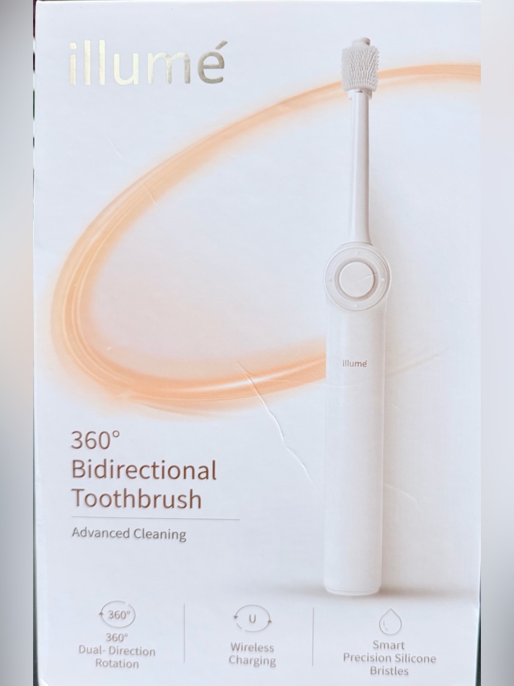 NWT illumē 360° Bidirectional Electric Toothbrush - White